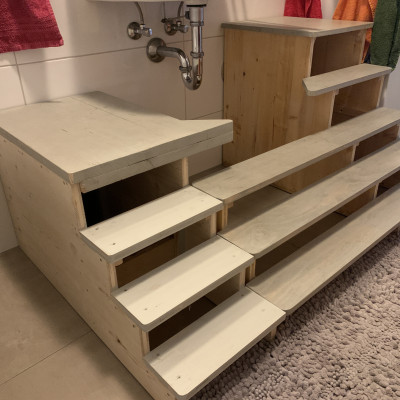 neuer Treppenanbau